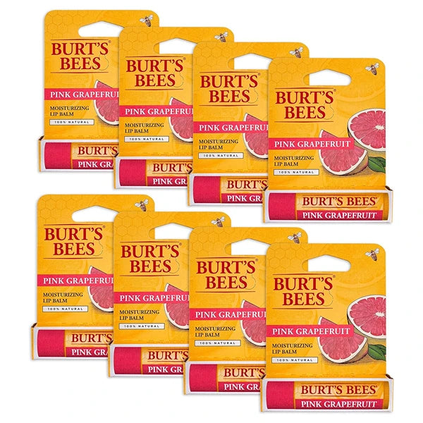 Burt's Bees Lip Balm Pnk Grpfrt Size .15 O Burts Bee Lip Balm - Pink Grapefruit - Pack of 8