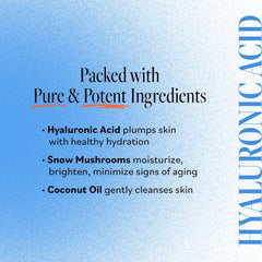 Derma E Ultra Hydrating Alkaline Cloud Hyaluronic Acid Cleanser, 157 ml
