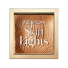 Revlon Skinlights Prismatic Powder Bronzer, Translucent-to-Buildable Coverage, Sunlit Glow (110), 0.28 Oz