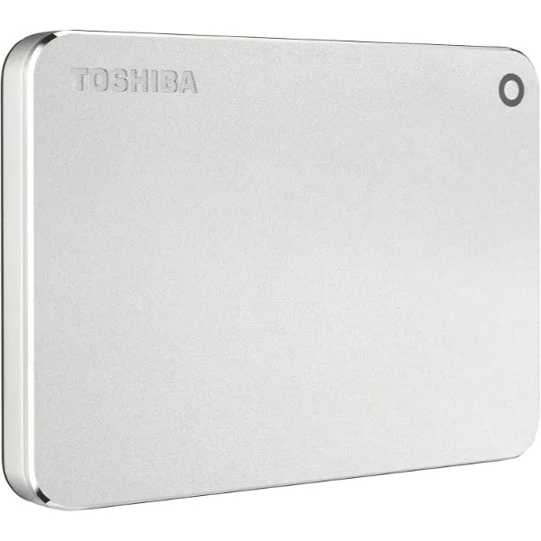 Toshiba Canvio Premium 1TB USB 3.0 Portable External Hard Drive (HDTW210XS3AA) - Silver