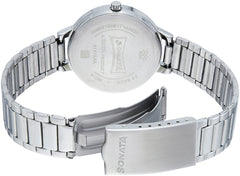 Sonata Steel Daisies Analog Blue Dial Women's Watch-8141SM03
