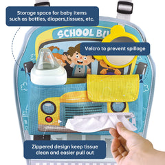 caterbee Baby play and kick car seat Toy with steering wheel (Steering Wheel)
