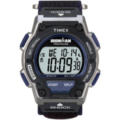 Timex Ironman Endure 30 Shock Full-Size Watch - Black/Blue