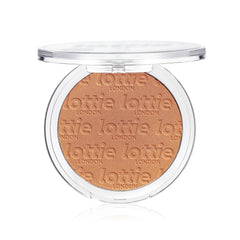 lottie LONDON Sunkissed Sunburst - Vegan Powder Bronzer - Achieve Sunkissed Radiant Glow - 8g