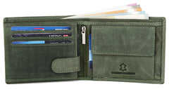 WildHorn Men Leather Wallet for Men Men's Wallet - OLIVER GREEN