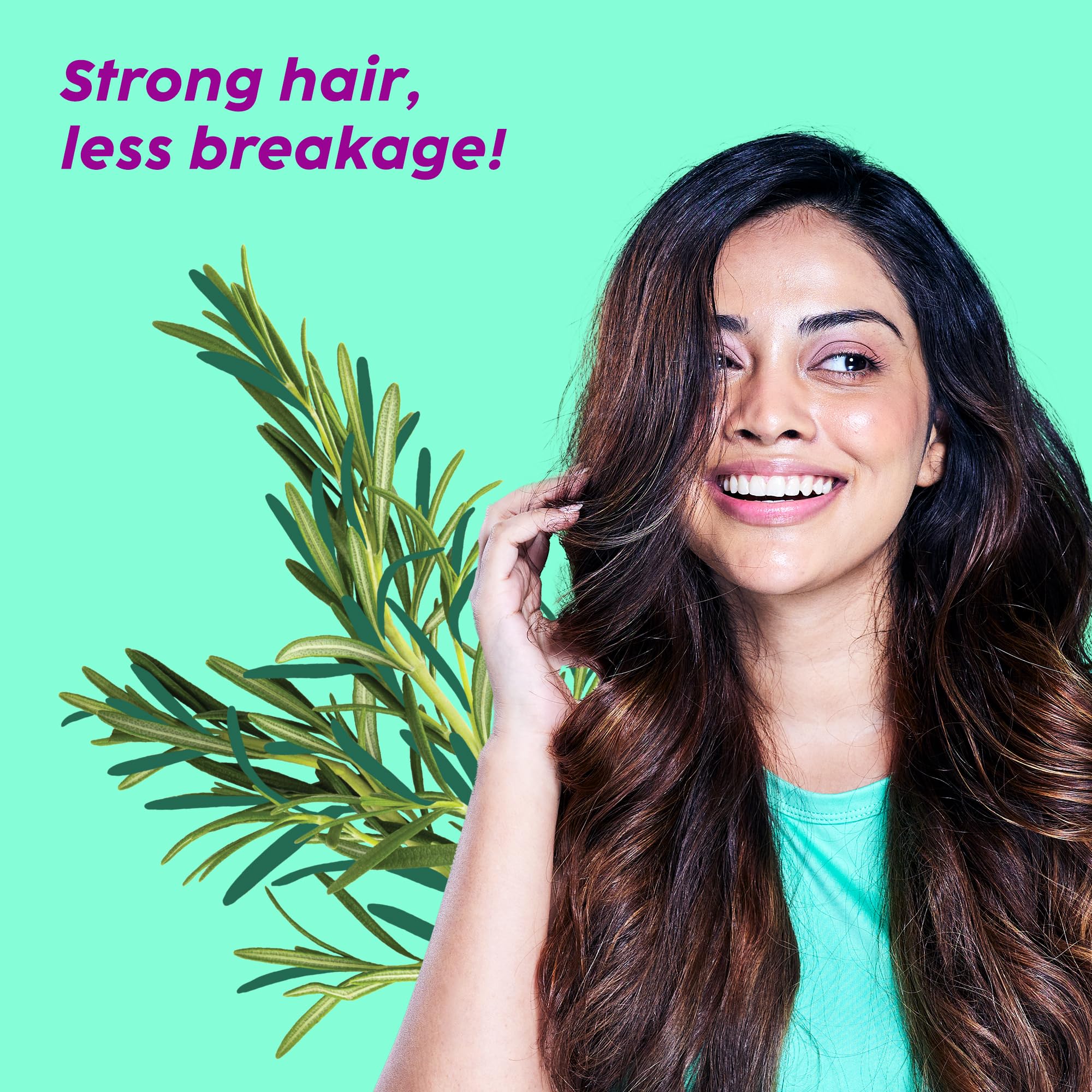 PLIX - THE PLANT FIX Rosemary Anti-Hair Fall Treatment Advanced Hair Mask With 3% Rosemary Extract, Ceramides & Plant Keratin | Hair Mask for Hair Fall Control | For Women & Men| 200g