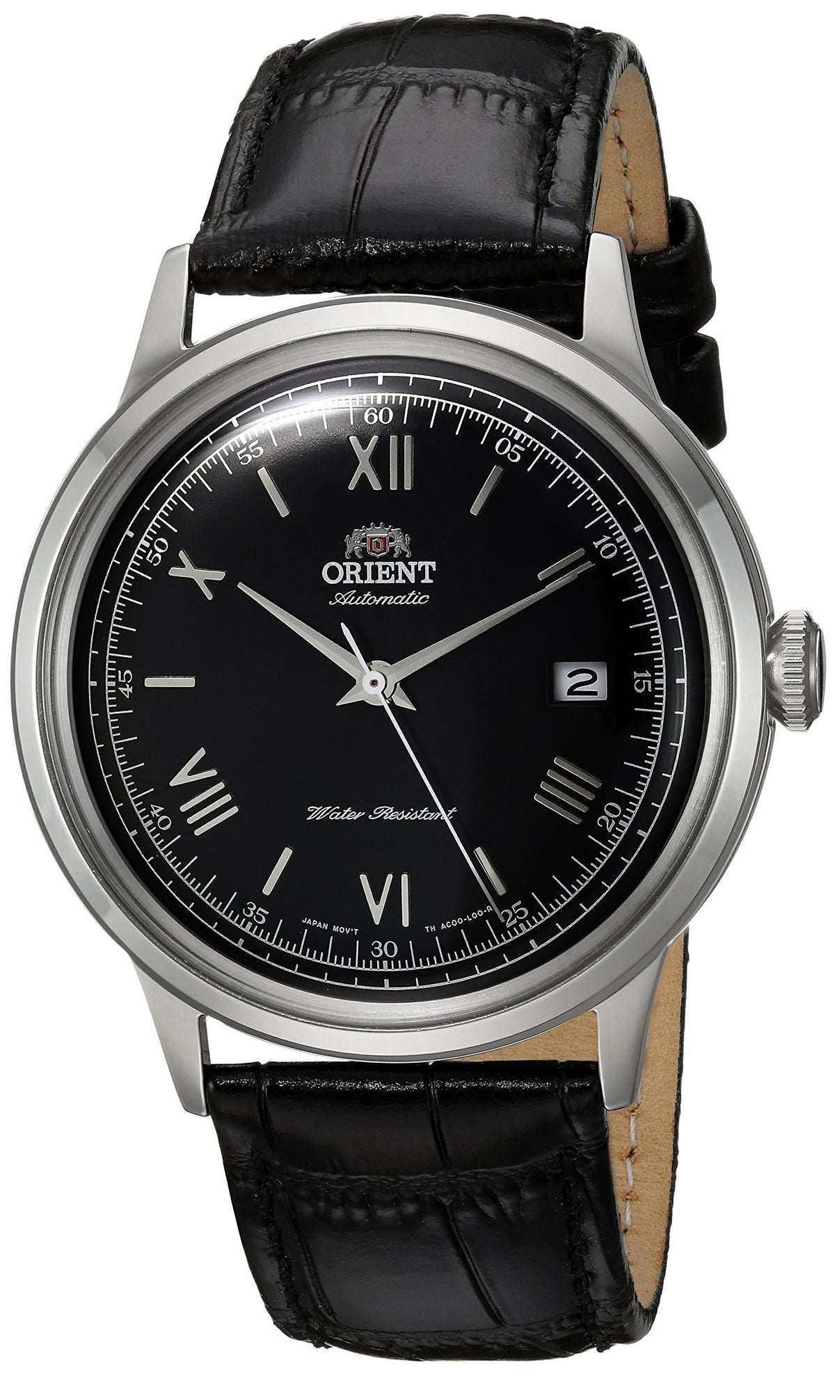Orient Men's '2nd Gen. Bambino Ver. 2' Japanese Automatic Stainless Steel and Leather Dress Watch