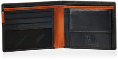 Red Tape Men's Black Tan Wallet