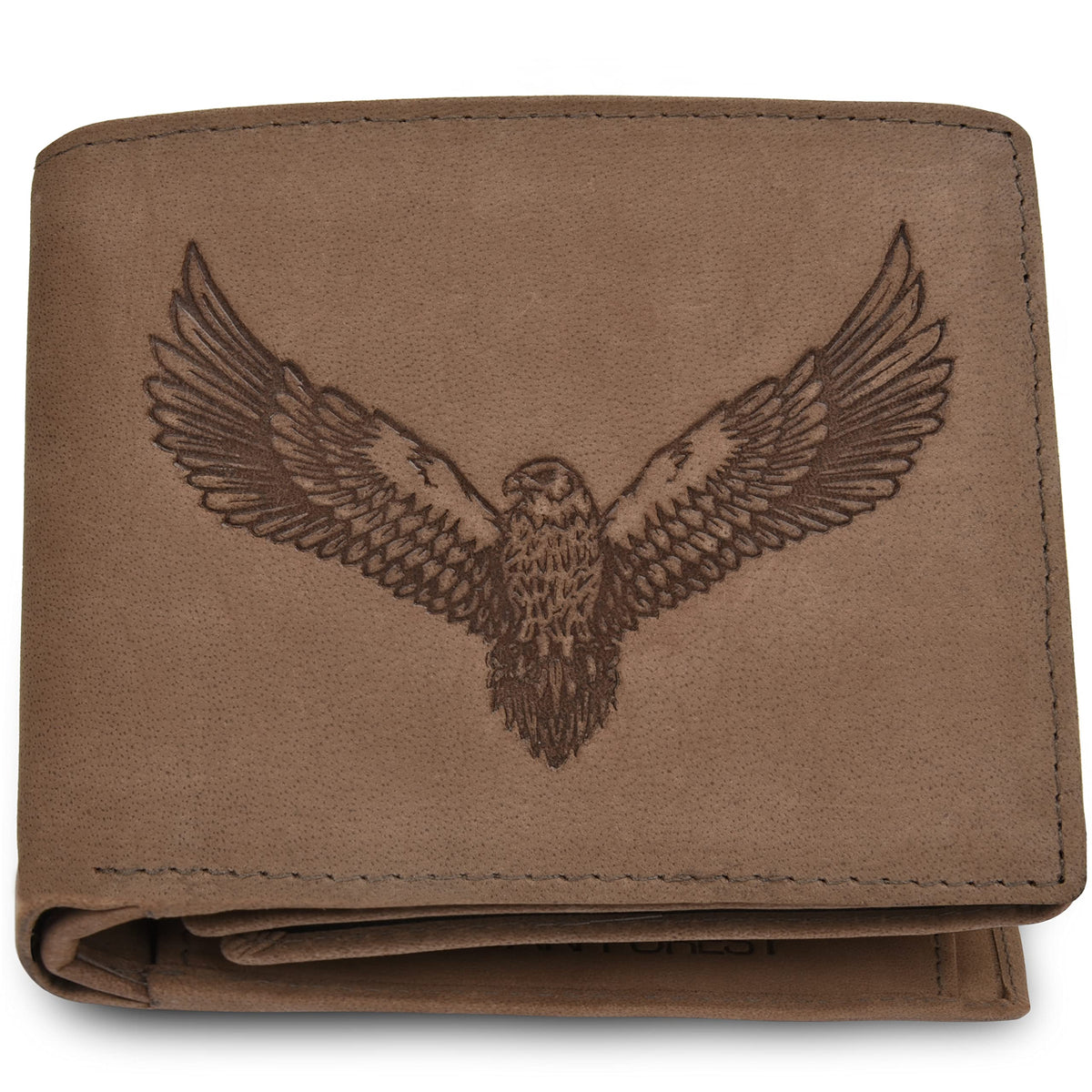 URBAN FOREST Zeus Vintage Tobacco Leather Wallet for Men