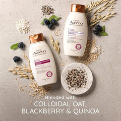 Aveeno Color Protect Strengthen+ Blackberry Quinoa Shampoo, Fresh, 12 Fl Oz