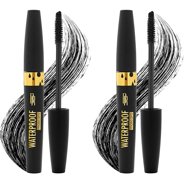 Black Radiance Waterproof Mascara, Eclipse, 0.34 Fl Oz (Pack of 2)