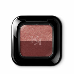 KIKO MILANO Bright Duo Eyeshadow, 11 Bright Coral/Wine