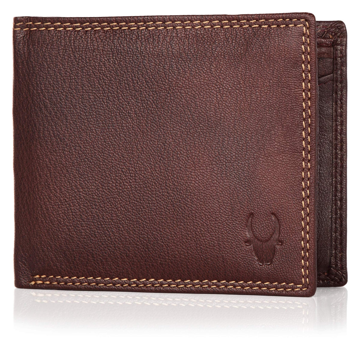 WildHorn Leather Wallet for Men I Ultra Strong Stitching I 2 Currency Compartments