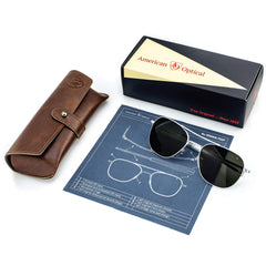 AO Original Pilot Sunglasses - AOLite Nylon Lenses - Bayonet Temple