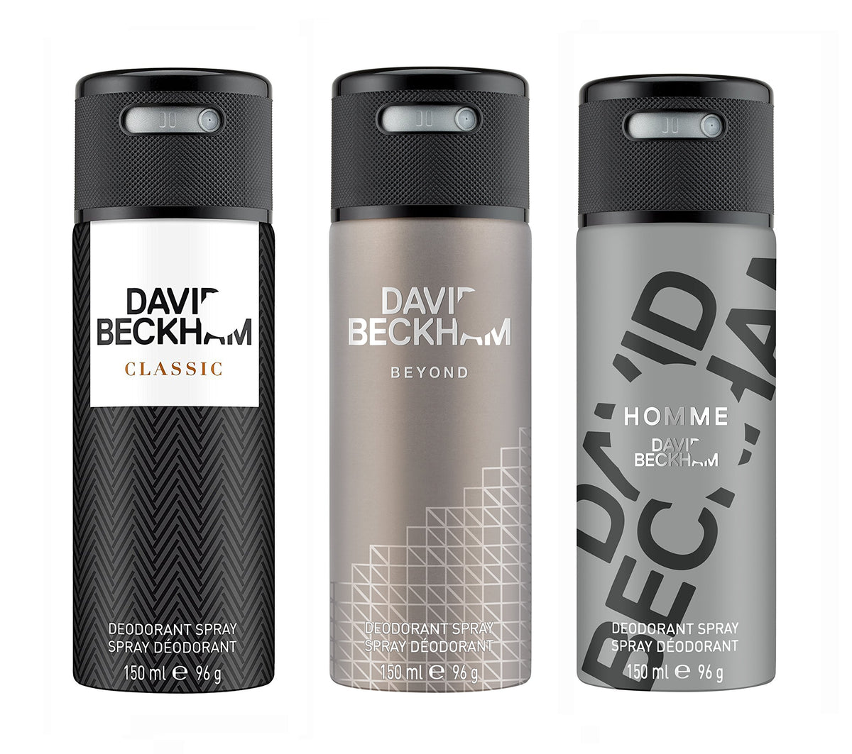 David Beckham Pk3 Men Deos (Classic, Beyond&Homme)