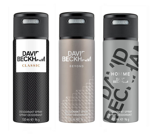 David Beckham Pk3 Men Deos (Classic, Beyond&Homme)