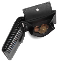WildHorn Men Leather Wallet for Men Men's Wallet - JADE BLACK