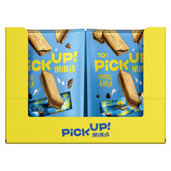 Bahlsen Pick Up! Minis Choco & Milk Biscuits - Crunchy Butter Biscuits With Milk Chocolate Bar Filling - 106 Gm (Pack of 2)
