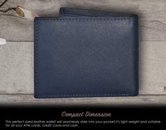 Wildhorn Blue Men's Wallet (Whm101L)