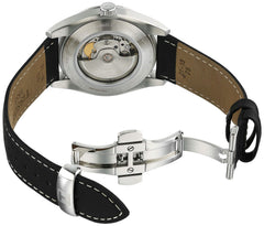Tissot mens Gentleman Stainless Steel Dress Watch Black T1274071605100
