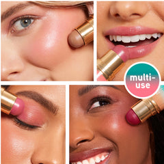 Physicians Formula Butter Glow & Go Multiuse Stick, Ultra-Creamy Radiant Finish Formula with Murumuru Butter, Vegan & Cruelty-Free- Beachy Pink