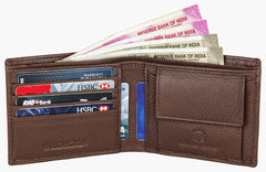 WildHorn Brown Men's Wallet - Walnut
