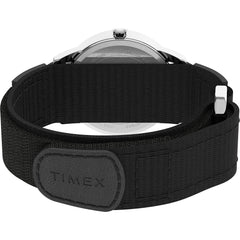 Timex Easy Reader Date Expansion Band Watch - Black/Silver-Tone/White