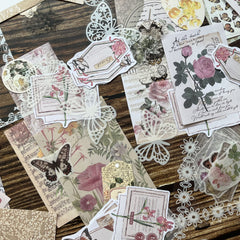 260 Pieces Vintage Scrapbook Supplies Pack Vintage Ephemera Bundle Junk Journal Kit for Art Journaling Bullet Junk Journal Planners DIY Paper Stickers Craft Kits Art Journaling Bullet Journals