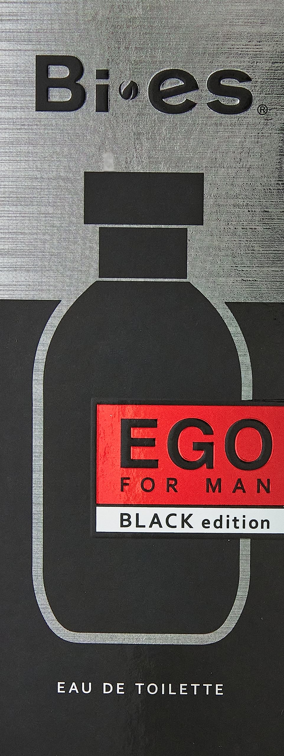 BI-ES Ego Black Eau De Toilette Spray for Men 100 ml