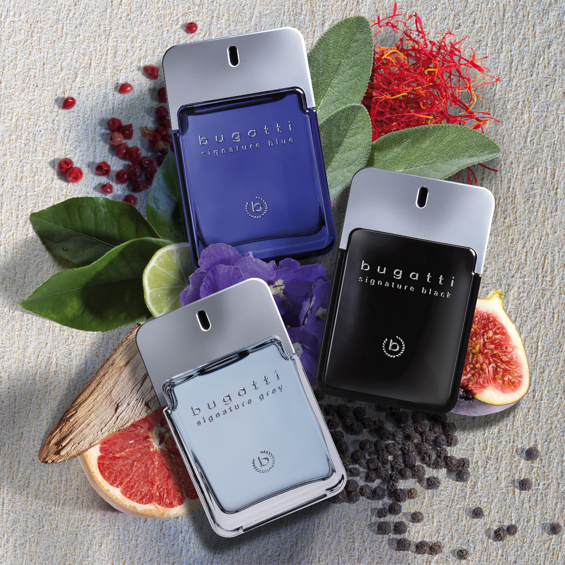 bugatti signature blue perfume for men, 100 ml, fresh eau de toilette with fresh fragrance, men's perfume for all ages, for any occasion and occasion, elegant, sporty, aromatic