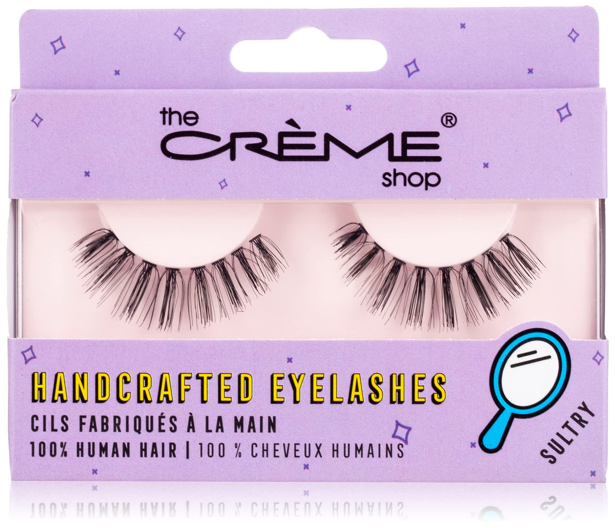 The Crème Shop Natural Defining Eye Lashes. Made With 100% Human Hair -Sultry