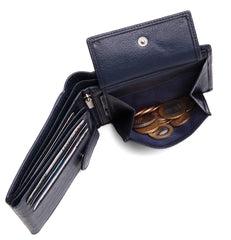 WildHorn Men Leather Wallet for Men Men's Wallet - NAVY