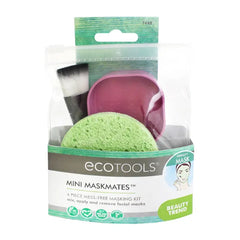 EcoTools Mini Mask Mates 4 Piece Kit For Easy Application of Face Mask of All Kinds, Whether for Clay Mask, Mud Mask, or Korean Skin Care
