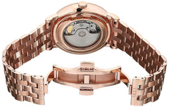 Tissot mens Carson Stainless Steel Dress Watch Rose Gold T1224073303100