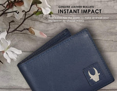 Wildhorn Blue Men's Wallet (Whm101L)