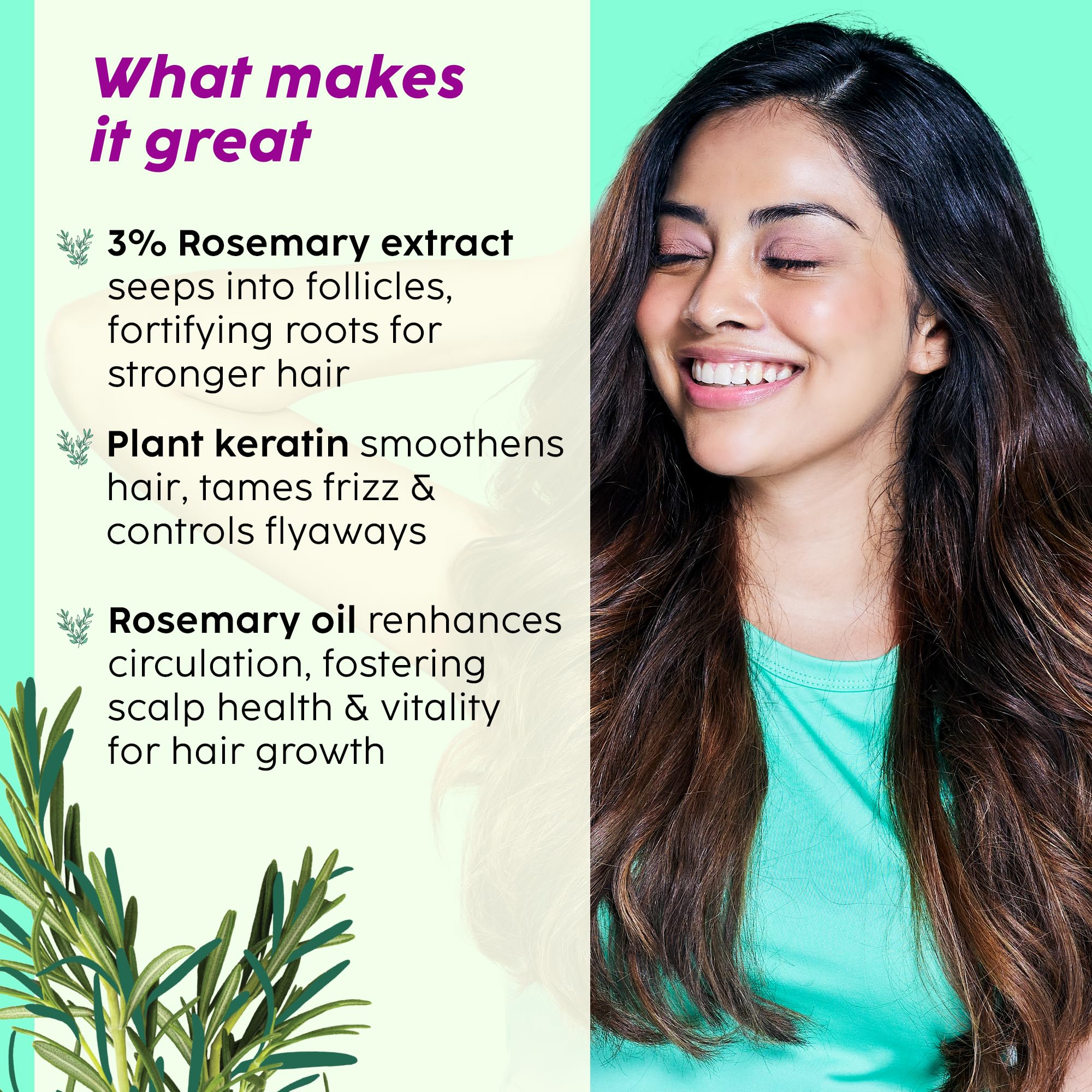 PLIX Rosemary Anti Hairfall Advanced Shampoo (200ml)