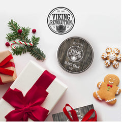 Viking Revolution Beard Balm - All Natural Grooming Treatment with Argan Oil & Mango Butter - Strengthens & Softens Beards & Mustaches - Citrus Scent Leave in Conditioner Wax for Men - 1 Pack
