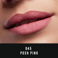 Max Factor Lipfinity Velvet Matte Liquid Lip 045 Posh Pink 4ml - AllurebeautypkMax Factor Lipfinity Velvet Matte Liquid Lip 045 Posh Pink 4ml