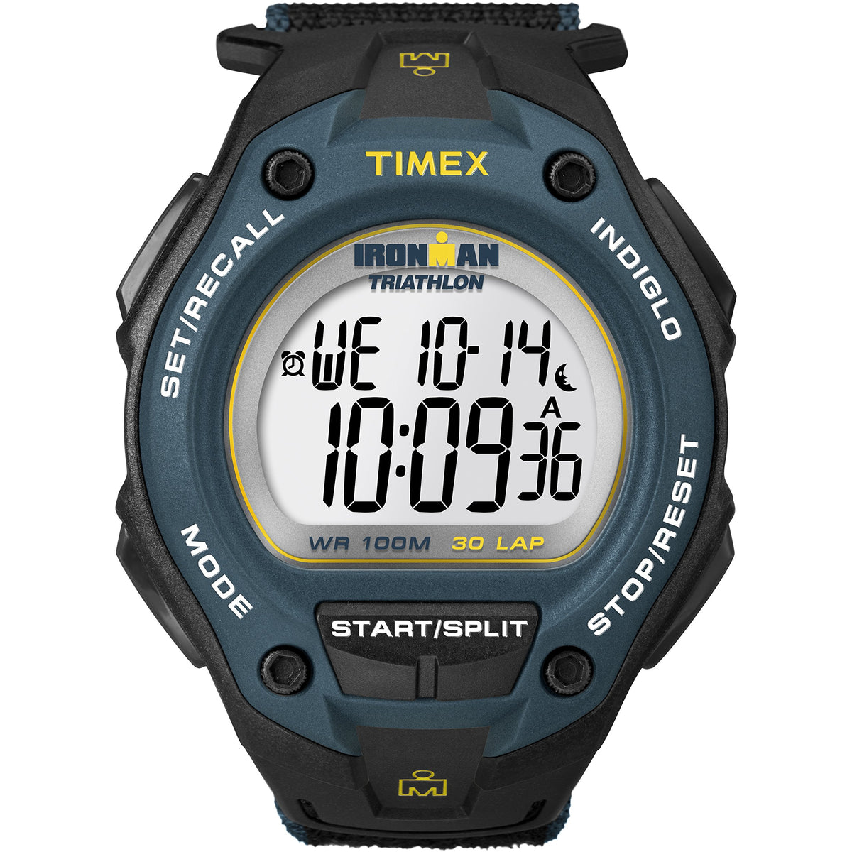 Timex Ironman Classic 30 Oversized 43mm Watch - Black/Blue