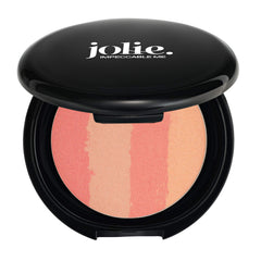 (Peach Lines) - Jolie Colour Lines Pressed Bronzing Powder 14g (Peach Lines)