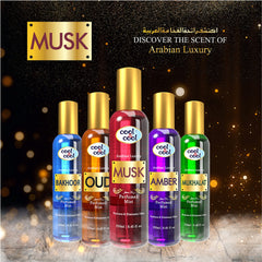 Cool & Cool Musk Perfumed Body Mist | Hydrates & Freshens your body, Scent of Arabian Luxury, 250ml