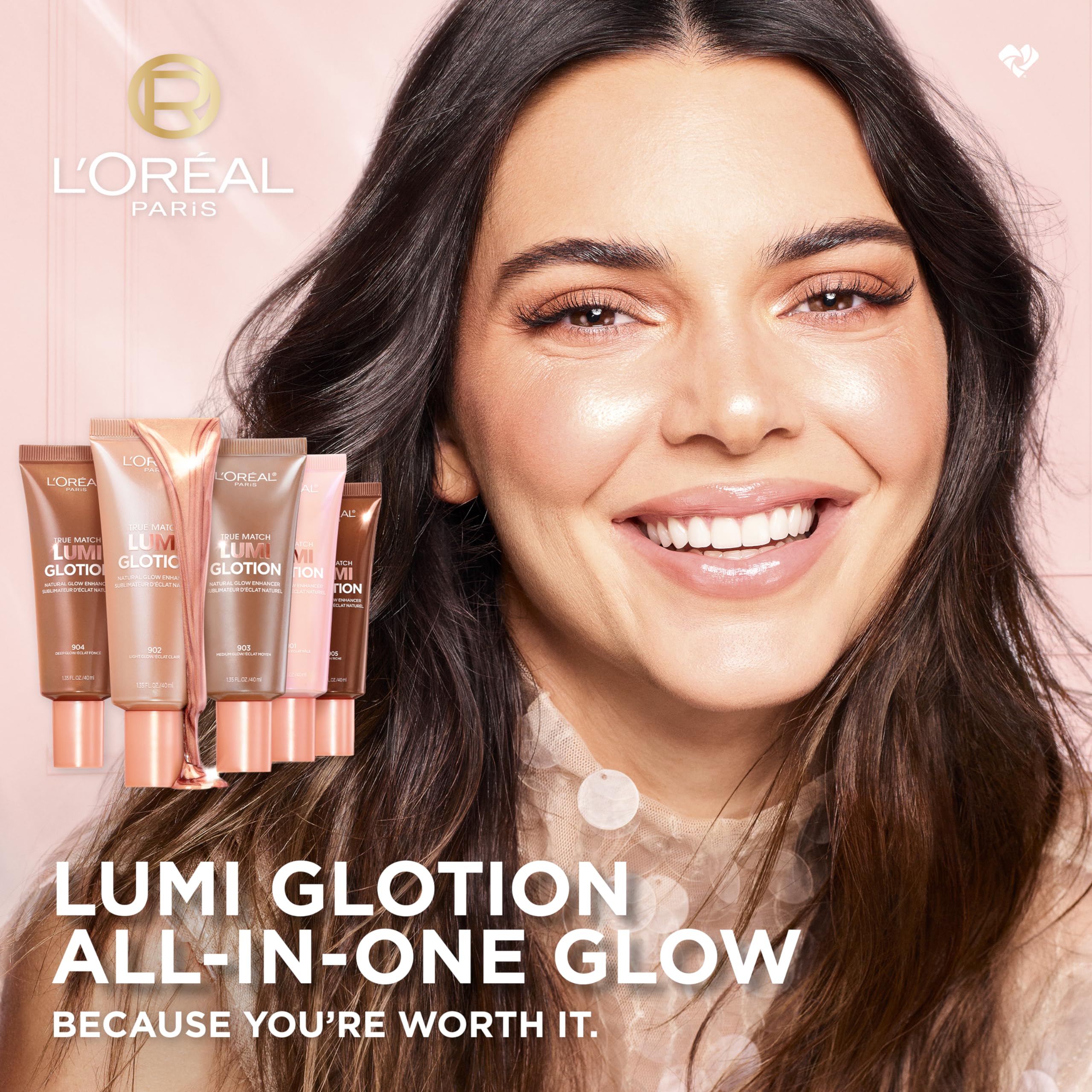 L’Oréal Paris L'Oreal Makeup True Match Lumi Glotion Natural Glow Enhancer Highlighting Lotion, 1 Count, Deep
