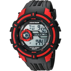 Armitron Sport Men's Digital Grey/Red Watch