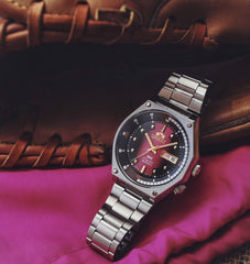 Orient RevivalofSK Super King Diver RN-AA0B02R Men's Automatic Watch, Automatic Watch, Red