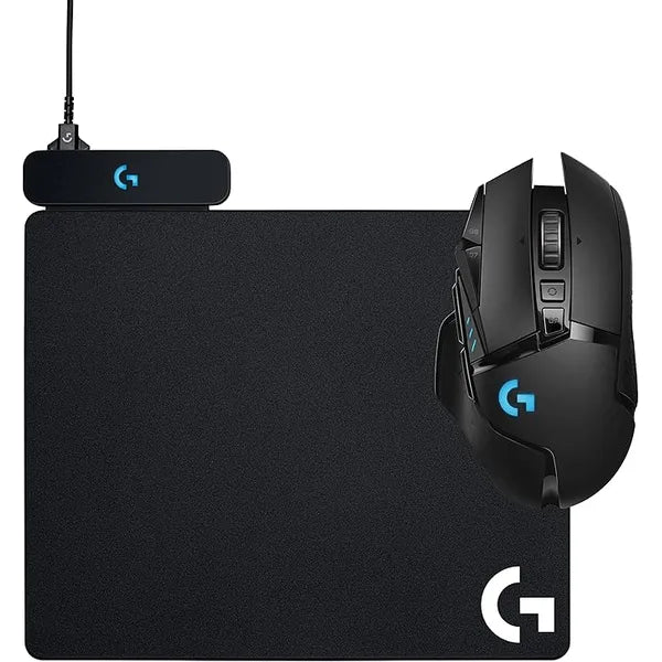 Logitech G502 Powerplay Wireless Charging Mouse Pad (& 943-000110 ) Black