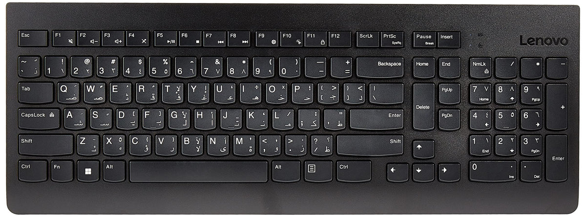 Lenovo Essential Wireless Keyboard And Mouse Combo - Arabic 470