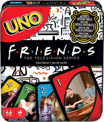 Mattel Games UNO Friends Card Game for Family Night Featuring Tv Show Themed Graphics and a Special Rule for 2-10 Players (Amazon Exclusive)