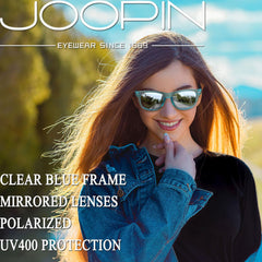 Joopin Polarized Sunglasses Men Women, Classic Square Sun Glasses 100% UV Protection Driving Fishing