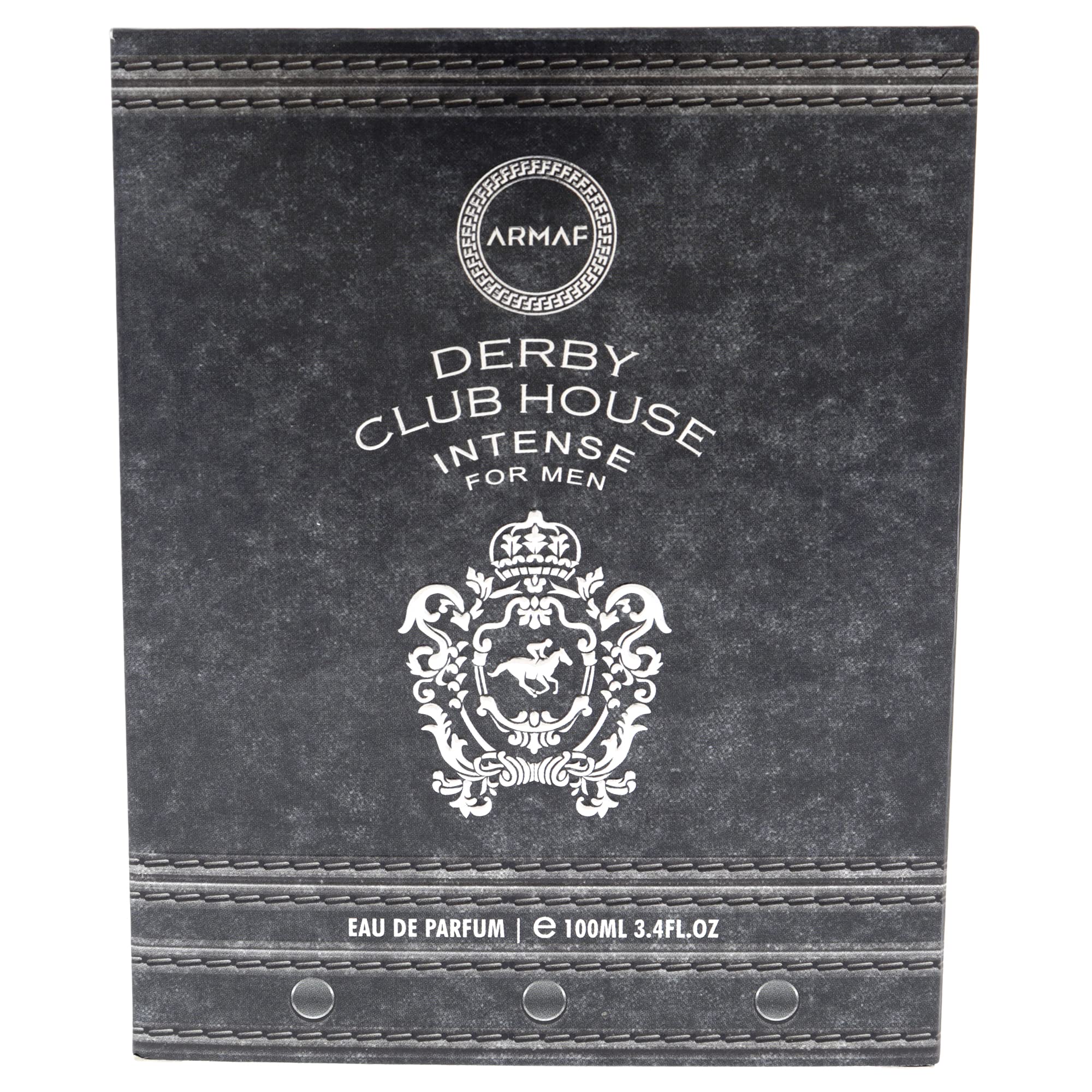 ARMAF Derby Club House Intense EDP Spray Men, Aromatic, 3.4 Oz