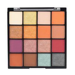 Insight Cosmetics Gorgeous 16 Color Eyeshadow Palette|Matte|Shimmer|Beginner Friendly & Long Lasting Eye Shadow Palette|Long Wearing And Easily Blendable Eye Makeup Palette, 37gm(MK09-Retro Vibes)